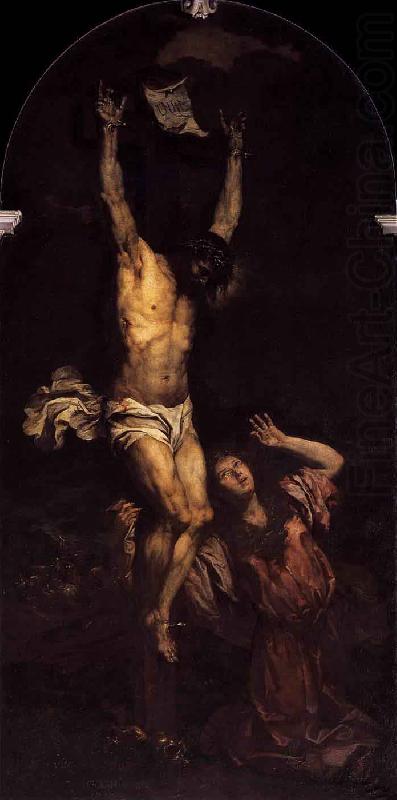 Mary Magdalene at the Foot of the Cross, Giovanni Battista Moroni